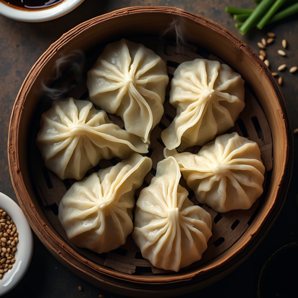 Манду с овощами